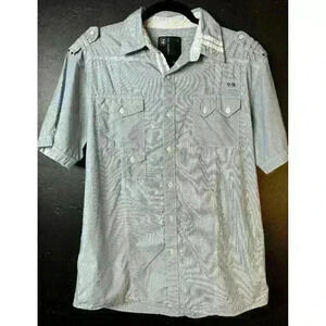 FLTR Faith Loyalty Truth Respect Gray Shirt Short Sleeve Mens L